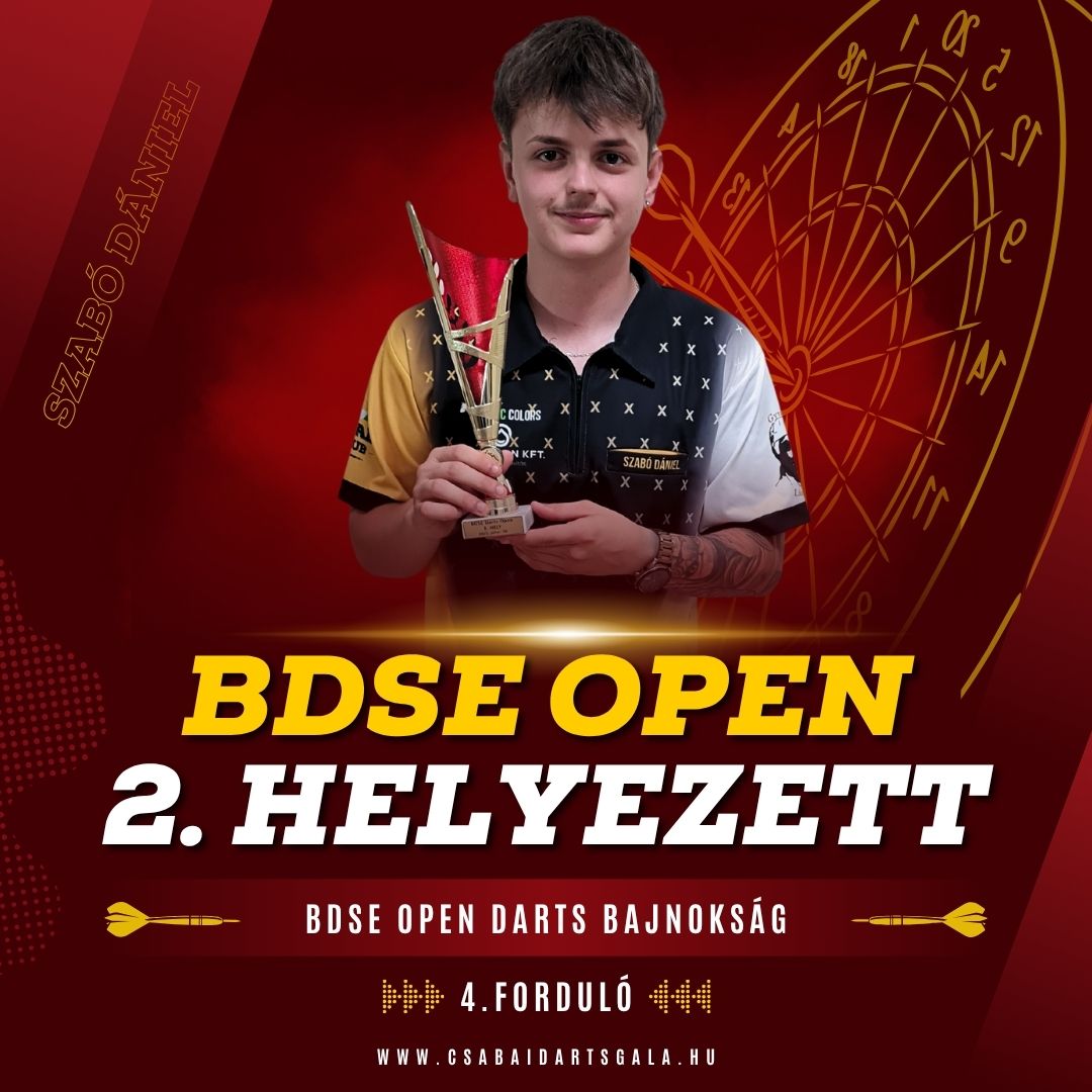 Szabó Dániel, második helyezett open kategória